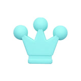 BOBO.BOX 10pcs Crown Silicone Beads Baby Teething Toys Food Grade DIY Necklace Bracelet Pacifier Chain Silicone Teether BPA Free