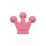 BOBO.BOX 10pcs Crown Silicone Beads Baby Teething Toys Food Grade DIY Necklace Bracelet Pacifier Chain Silicone Teether BPA Free