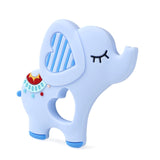BPA Free Animal Silicone Teethers 1PC Baby Teething Necklace Toy Fox panda elephant Food Grade Silicone Cartoon Nursing Tiny Rod