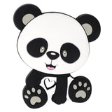 BPA Free Animal Silicone Teethers 1PC Baby Teething Necklace Toy Fox panda elephant Food Grade Silicone Cartoon Nursing Tiny Rod