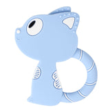 BPA Free Animal Silicone Teethers 1PC Baby Teething Necklace Toy Fox panda elephant Food Grade Silicone Cartoon Nursing Tiny Rod