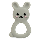 BPA Free Animal Silicone Teethers 1PC Baby Teething Necklace Toy Fox panda elephant Food Grade Silicone Cartoon Nursing Tiny Rod