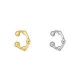 Bohemian Crystal Ear Cuff Earring for Women Multicolor C-Shape No Pierced Small Earring Bridal Wedding Ear Clip Jewelry Gifts