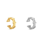 Bohemian Crystal Ear Cuff Earring for Women Multicolor C-Shape No Pierced Small Earring Bridal Wedding Ear Clip Jewelry Gifts