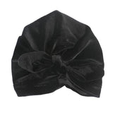 New Velvet Baby Hat for Girls Autumn Winter Baby Boy Cap Photography Props Elastic Infant Beanie Turban Hat Baby Accessories