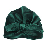 New Velvet Baby Hat for Girls Autumn Winter Baby Boy Cap Photography Props Elastic Infant Beanie Turban Hat Baby Accessories