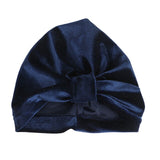 New Velvet Baby Hat for Girls Autumn Winter Baby Boy Cap Photography Props Elastic Infant Beanie Turban Hat Baby Accessories