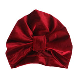 New Velvet Baby Hat for Girls Autumn Winter Baby Boy Cap Photography Props Elastic Infant Beanie Turban Hat Baby Accessories