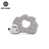 Silicone Teether Rodent Cartoon Animals 1pc Food Grade Silicone Pandents DIY Teething Toys For Teeth Tiny Rod Baby Teethers Gift