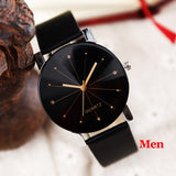 Women Quartz Watches Relogio Masculinos Fashion Dial Time Men Clock Leather Dress Round Case Hour Lovers Watch Bayan Kol Saat