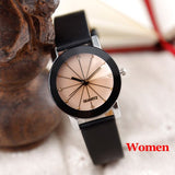 Women Quartz Watches Relogio Masculinos Fashion Dial Time Men Clock Leather Dress Round Case Hour Lovers Watch Bayan Kol Saat