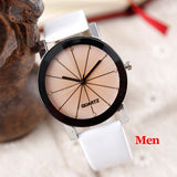 Women Quartz Watches Relogio Masculinos Fashion Dial Time Men Clock Leather Dress Round Case Hour Lovers Watch Bayan Kol Saat