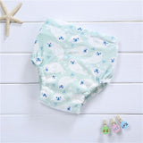 Baby Infant Toddler Waterproof Training Pants Cotton Changing Nappy Cloth Diaper Panties Reusable Washable 4 Layers Crotch
