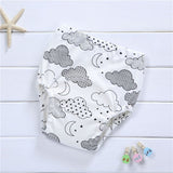 Baby Infant Toddler Waterproof Training Pants Cotton Changing Nappy Cloth Diaper Panties Reusable Washable 4 Layers Crotch