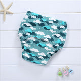 Baby Infant Toddler Waterproof Training Pants Cotton Changing Nappy Cloth Diaper Panties Reusable Washable 4 Layers Crotch