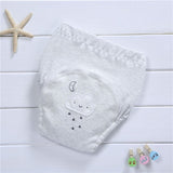 Baby Infant Toddler Waterproof Training Pants Cotton Changing Nappy Cloth Diaper Panties Reusable Washable 4 Layers Crotch