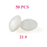 keep&grow 50pcs Lentil Silicone Beads 12mm Food Grade Rodent DIY Baby Pendant Necklace Baby Teether children's products