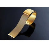 Universal Milanese Watchband 12 14 16 18 20mm 22mm 24mm Silver Stainless Steel Strap Band Replacement Bracelet for Smart Watch
