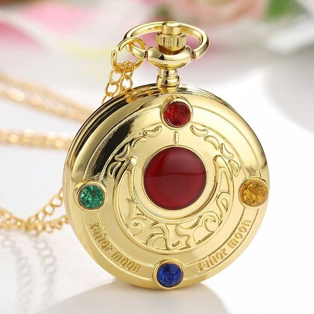Tree of Life Pocket Watch Chains Necklace Hollow Quartz Pocket Watches Steampunk Watch Clock Men Women Gifts reloj de bolsillo