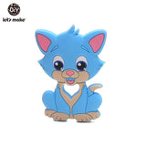 Let'S Make 1Pc Silicone Baby Teether Toddler Toys Diy Stroller Accessories For Pacifier Chain Owl Food Grade Toys Baby Teether