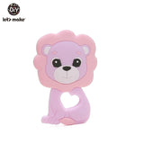 Let'S Make 1Pc Silicone Baby Teether Toddler Toys Diy Stroller Accessories For Pacifier Chain Owl Food Grade Toys Baby Teether