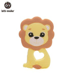 Let'S Make 1Pc Silicone Baby Teether Toddler Toys Diy Stroller Accessories For Pacifier Chain Owl Food Grade Toys Baby Teether