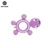 Let'S Make 1Pc Silicone Baby Teether Toddler Toys Diy Stroller Accessories For Pacifier Chain Owl Food Grade Toys Baby Teether