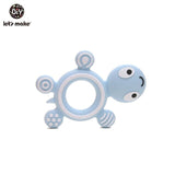 Let'S Make 1Pc Silicone Baby Teether Toddler Toys Diy Stroller Accessories For Pacifier Chain Owl Food Grade Toys Baby Teether