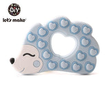 Tiny Rod BPA Free Food Grade Silicone Teethers Cartoon Animals Shape Pacifier Clips DIY Accessories Baby Teething 1pc Let's Make
