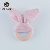 Tiny Rod BPA Free Food Grade Silicone Teethers Cartoon Animals Shape Pacifier Clips DIY Accessories Baby Teething 1pc Let's Make