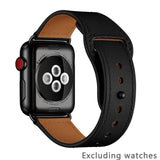 Strap for apple watch band 38MM 42MM 40MM 44MM Genuine leather watchband For iwatch 3/2/1 For Apple Watch 4/5 Watch Accessories