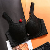 FallSweet Plus Size Bras for Women Full Coverage Push Up Bra Sexy Lace Bralette C D E Cup Ladies Brassiere Femme