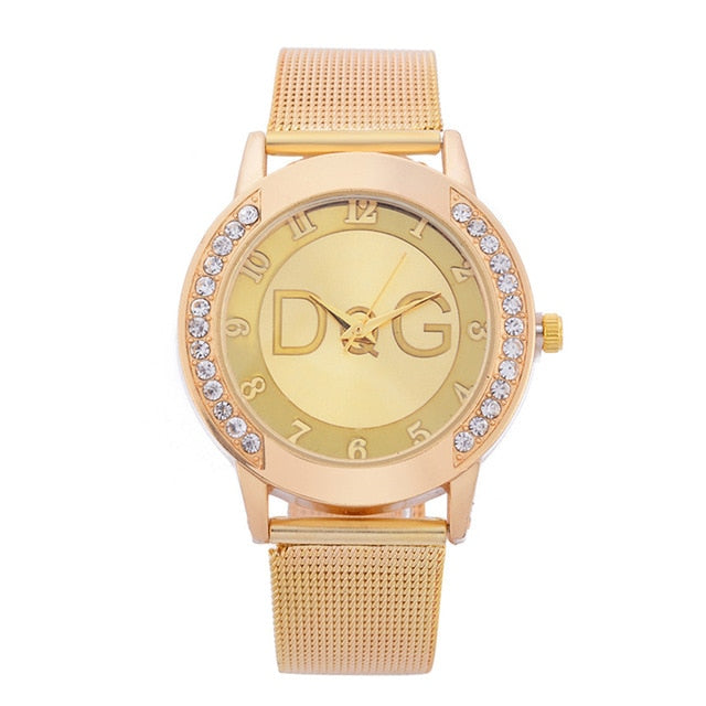 2020 new European fashion popular style women luxury watch brand Quartz watches Reloj Mujer casual stainless steel watches