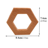 Baby Wooden Teethers Food Grade Beech Wood Animal Tortoise Koala Whale Turtle Wooden Shape Pacifier Wooden Teether Newborn Toys