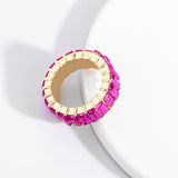 Fashion 3A Cubic Zirconia Ring For Women Men 2020 Bohemian Colorful Rainbow Ring Woman Diy Statement Rings Party Wedding Jewelry
