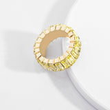 Fashion 3A Cubic Zirconia Ring For Women Men 2020 Bohemian Colorful Rainbow Ring Woman Diy Statement Rings Party Wedding Jewelry
