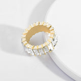 Fashion 3A Cubic Zirconia Ring For Women Men 2020 Bohemian Colorful Rainbow Ring Woman Diy Statement Rings Party Wedding Jewelry