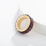 Fashion 3A Cubic Zirconia Ring For Women Men 2020 Bohemian Colorful Rainbow Ring Woman Diy Statement Rings Party Wedding Jewelry