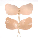 Magic Bras Big Cup Strapless Invisible Push Up gather bra Self Adhesive Silicone Sticky BH Backless Women Sexy intimates dress