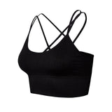 Women Sports Bra Sexy Brathable Sports Top yoga bra Push Up Female Gym Fitness Sports Underwear Female Seamless bra