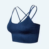 Women Sports Bra Sexy Brathable Sports Top yoga bra Push Up Female Gym Fitness Sports Underwear Female Seamless bra