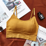 Women Sports Bra Sexy Brathable Sports Top yoga bra Push Up Female Gym Fitness Sports Underwear Female Seamless bra
