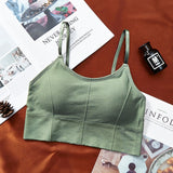 Women Sports Bra Sexy Brathable Sports Top yoga bra Push Up Female Gym Fitness Sports Underwear Female Seamless bra