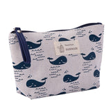 UOSC Printing Makeup Bags With Multicolor Pattern Cute Cosmetics Pouchs For Travel Ladies Organizer Pouch Women Cosmetic Bag