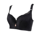 Sexy Deep V Bra Big Size Full Coverage Bras Push Up Brassiere Floral Lace Non Padded Lingerie46 48 50DE Cup Underwear For Women