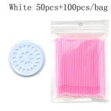 Wholesale Glue Gasket Eyelash glue holder Adhesive Pallet Eyelash Extension glue pads stand on eyelash plastic makeup tools