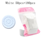Wholesale Glue Gasket Eyelash glue holder Adhesive Pallet Eyelash Extension glue pads stand on eyelash plastic makeup tools