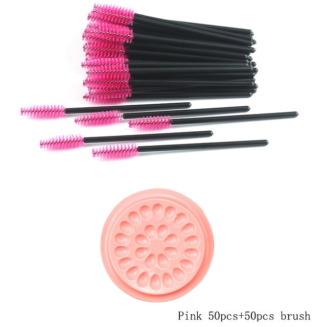 Wholesale Glue Gasket Eyelash glue holder Adhesive Pallet Eyelash Extension glue pads stand on eyelash plastic makeup tools