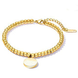 Stainless Steel Love Heart Bracelets For Women Party Gift Fashion Joyas de Chain Charm Bracelets Jewelry Wholesale Text Engraved