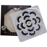 HBZGTLAD New 7 pairs natural false eyelashes fake lashes long makeup 3d mink lashes eyelash extension mink eyelashes for beauty